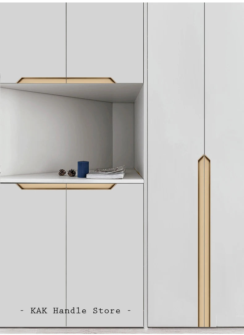 Kak Recessed Cabinet Handles Black Hidden Sliding Door