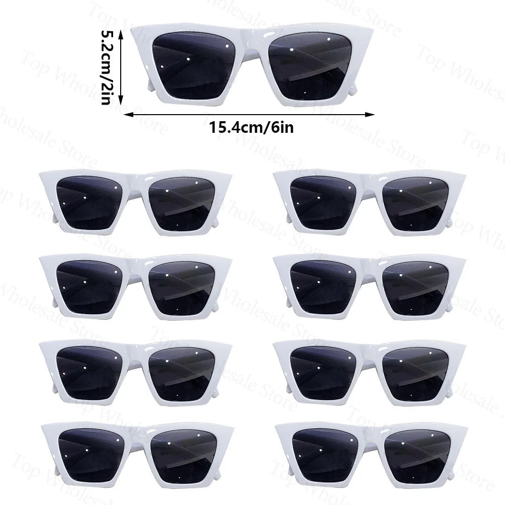 12-100pcs Wedding Bridal Heart Shaped Sunglasses Party Favors