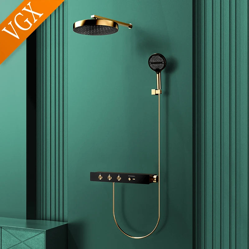 Vgx Thermostatic Shower System Luxury Concealed Bathroom Shower