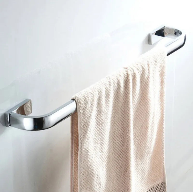 Polished Chrome Brass Square Bathroom Bath Hardware Towel