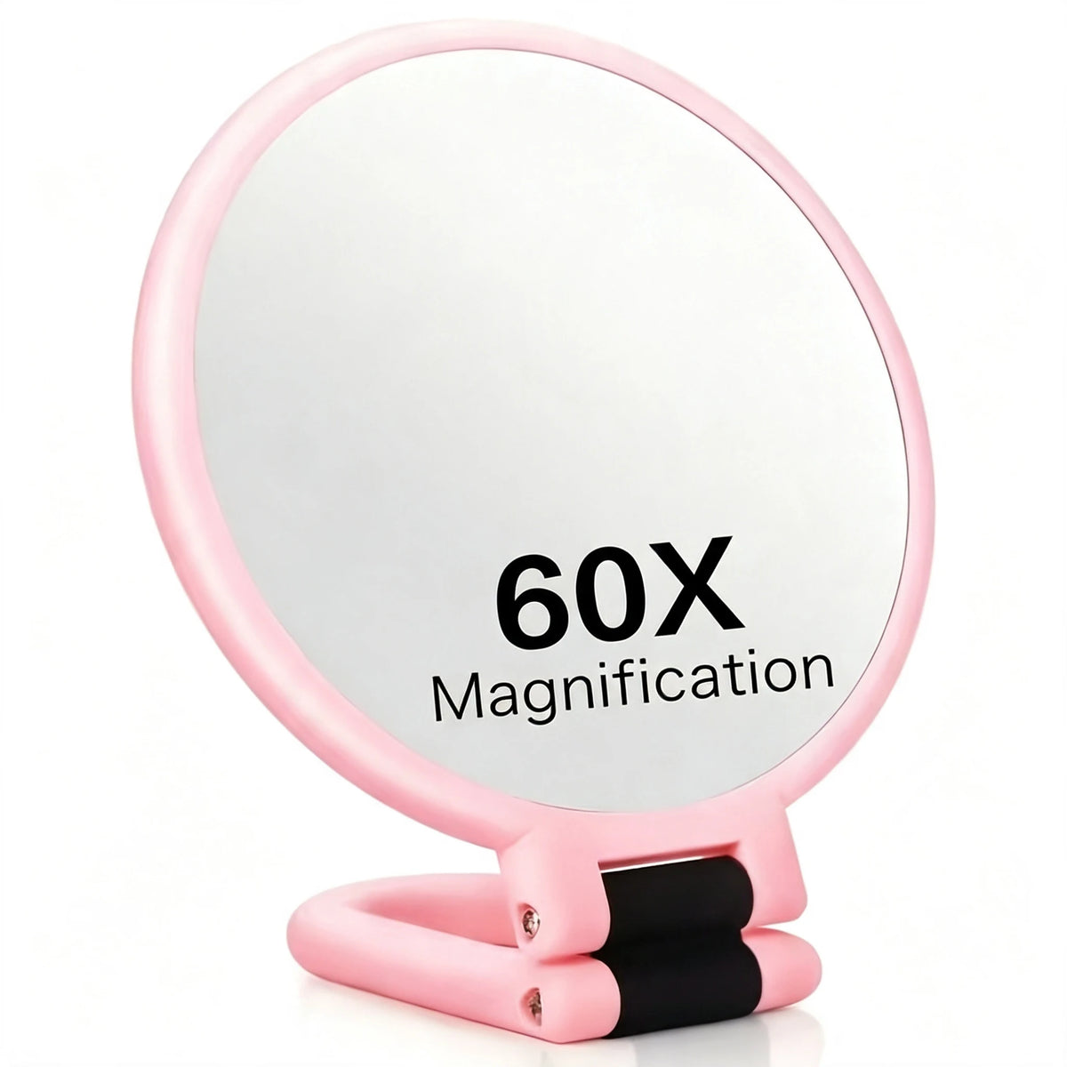 60x Double-Sided Handheld Magnifying Mirror 1x/80x Hd Makeup