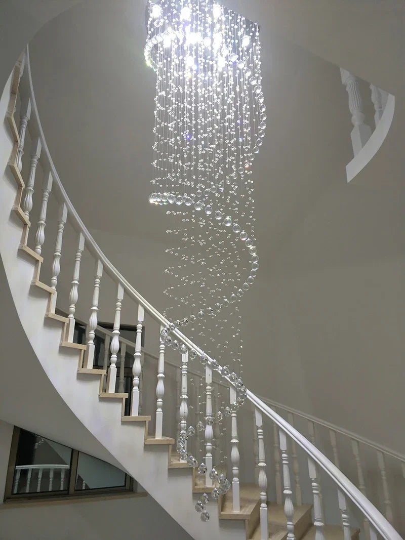 Modern Led Ceiling Chandeliers Light Fixture Staircase Luxury