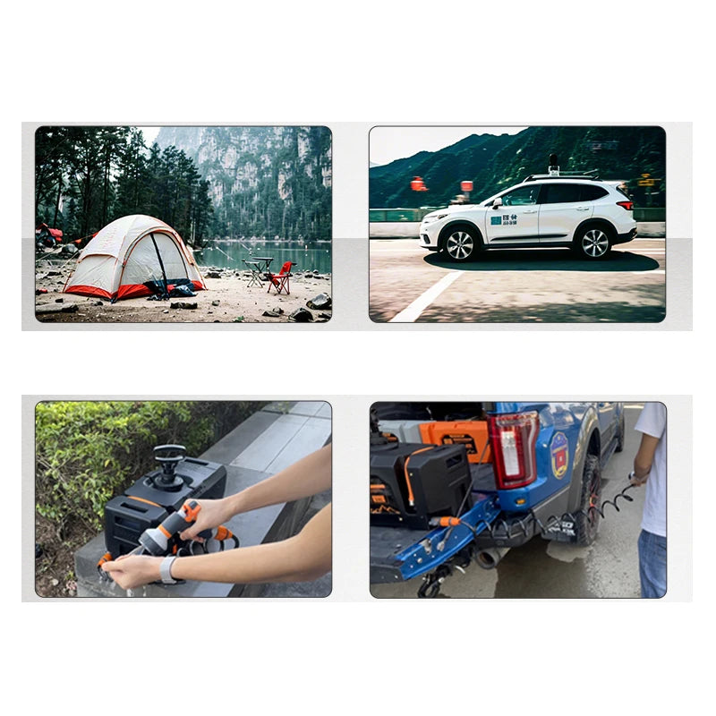 Car Mounted 24l Water Tank Large Capacity Camping
