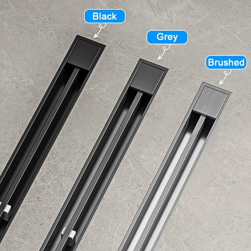 2cm Wide Floor Drain Stainless Steel Linear Narrow