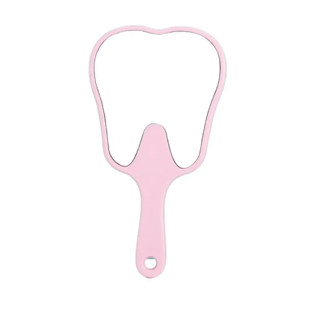 Plastic Tooth-Shaped Mirror Durable Lightweight High-Definition