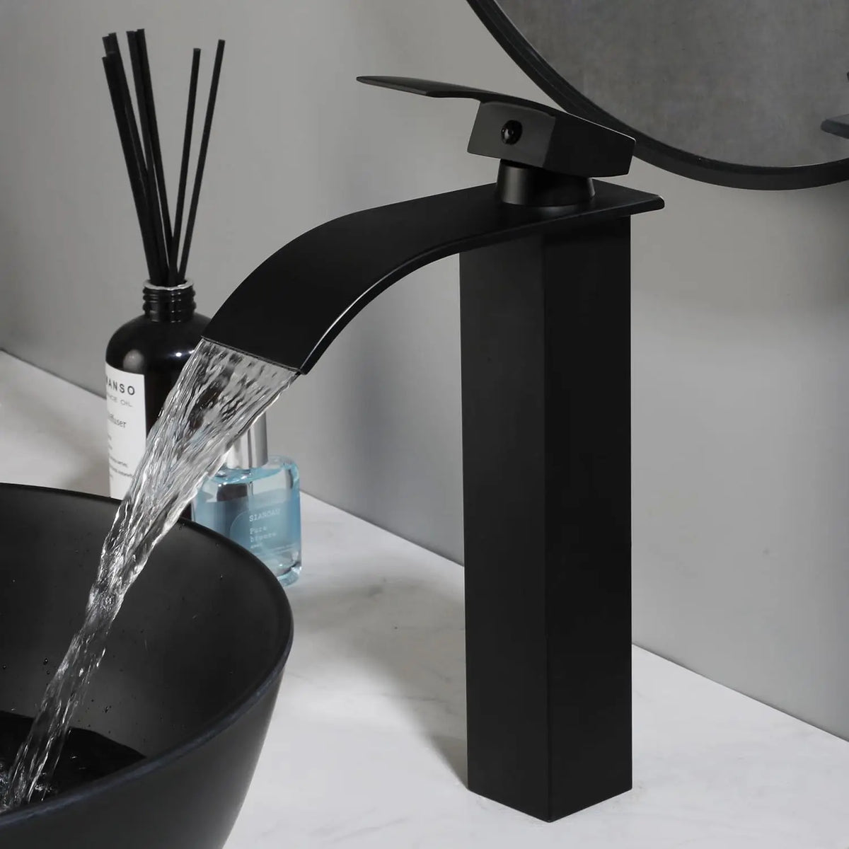 Kemaidi Bathroom Sink Faucet Combo Vessel Sink Countertop