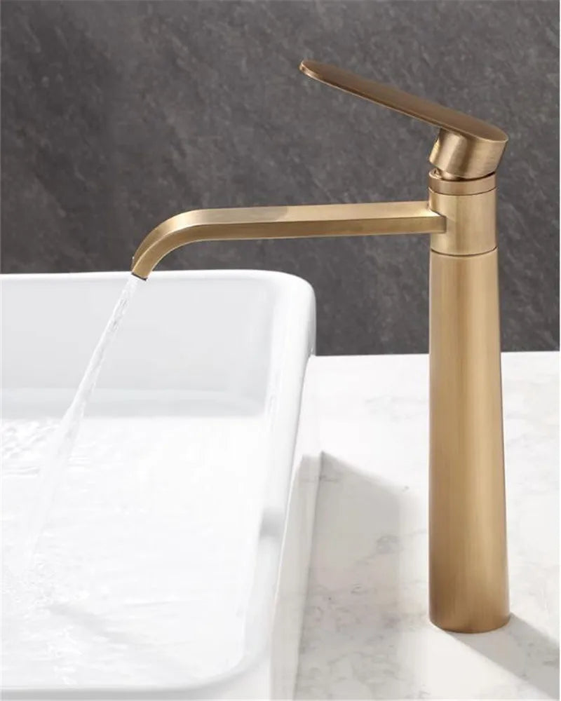 Basin Faucets Antique Bronze Bathroom Faucet & Cold