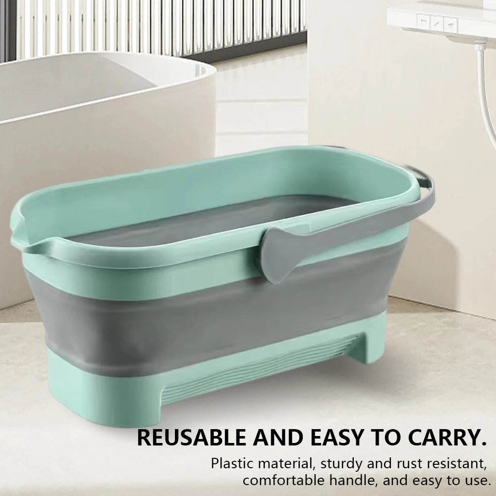 Collapsible Bucket Folding Bucket Car Wash Basin Silicone
