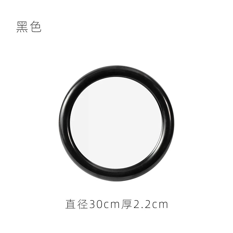 Nordic Round Glass Mirror Wall Mirror Desktop Mirror