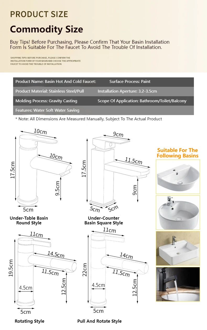 Milk White Handle Deck Mounted Basin Sink Faucet