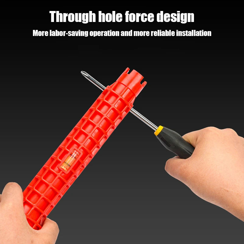 Double-Head Handle Installer Ratchet 14 In Wrench Sink