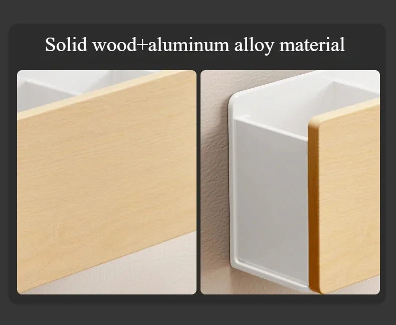 Luxury Walnut Wood Wall Mount Storage Box No