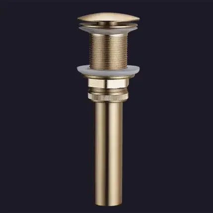 Brushed Gold Bathroom Widespread Basin Faucets Soild Brass