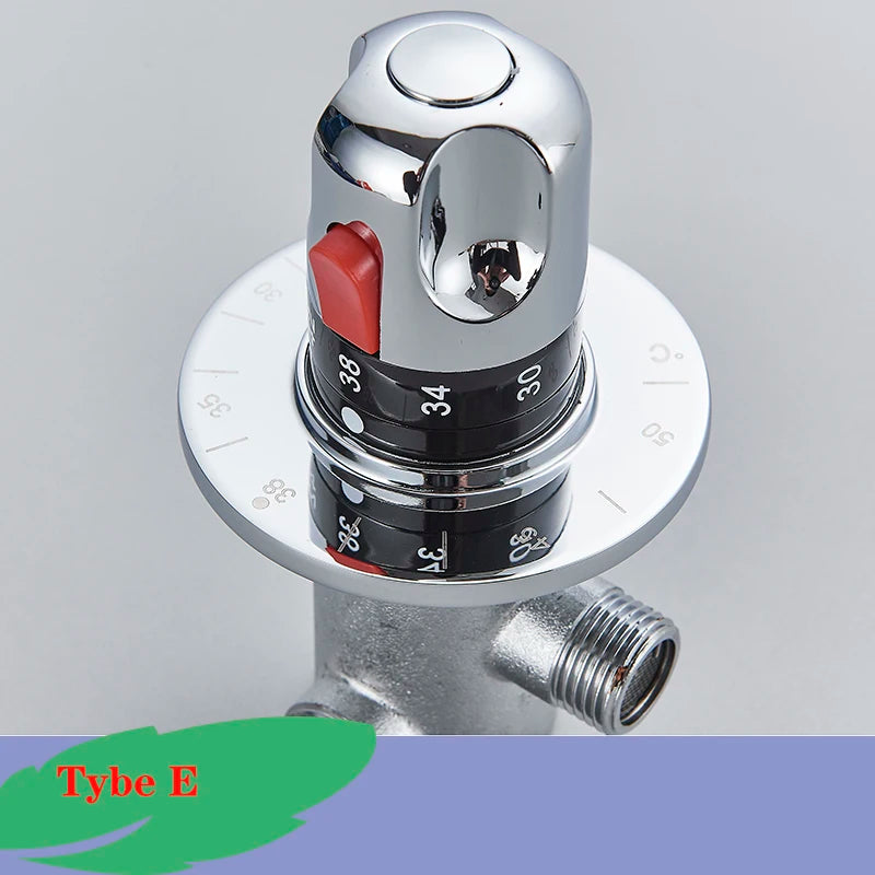 Brass Thermostatic Mixing Valve Constant Water Temperature Shower
