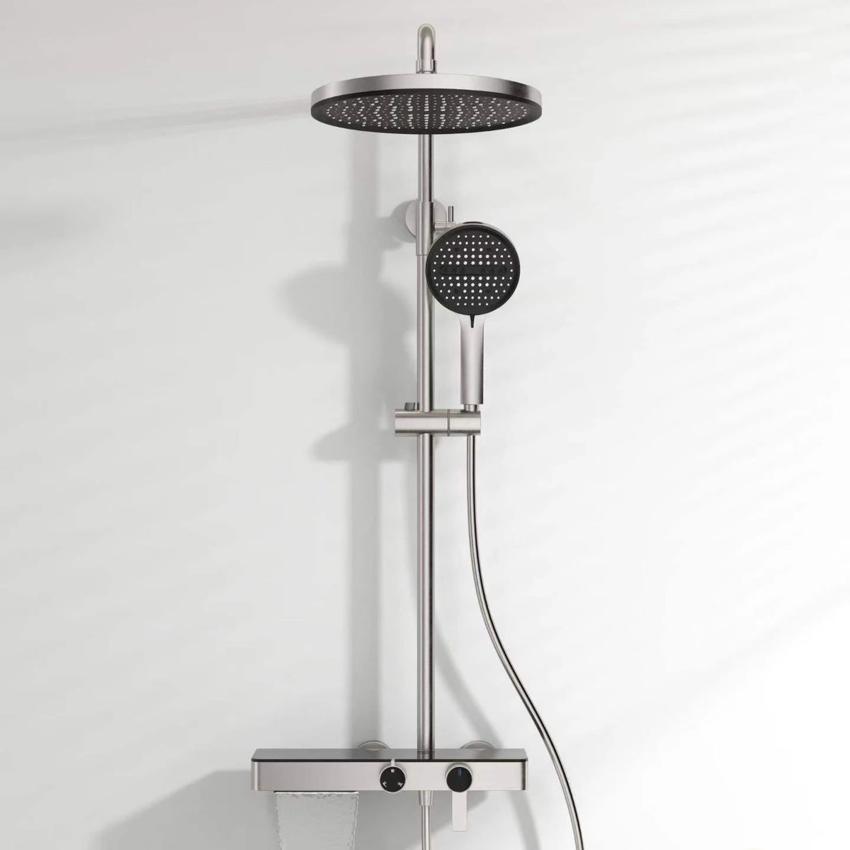 Kemaidi Rose Gold Bathroom Shower Rainfall Cold Control
