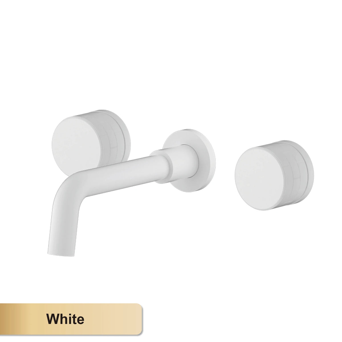 Luxury Black Bathroom Concealed Faucet Wall-Mounted Design Double