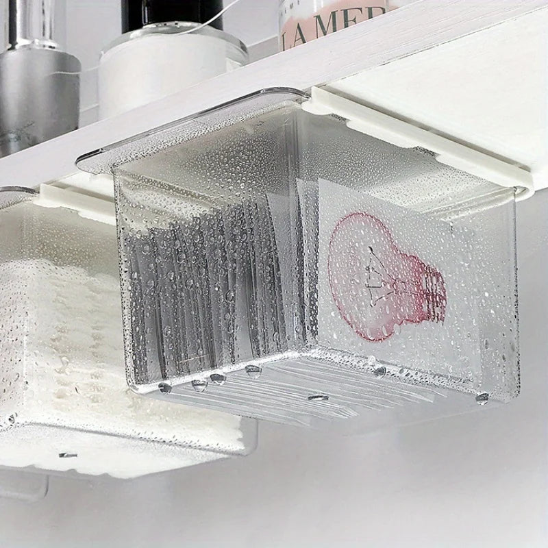 Transparent Bathroom Cotton Stick Makeup Cotton Bathroom Pull-Out