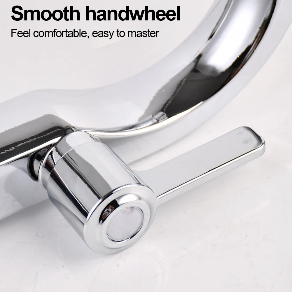Bathroom Basin Faucet Abs Water Purifier Lever Hole