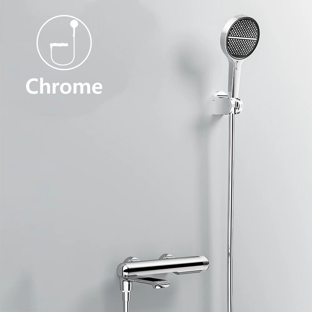 Solid Brass Bathroom Shower Faucet Luxury Bathtub Mixer