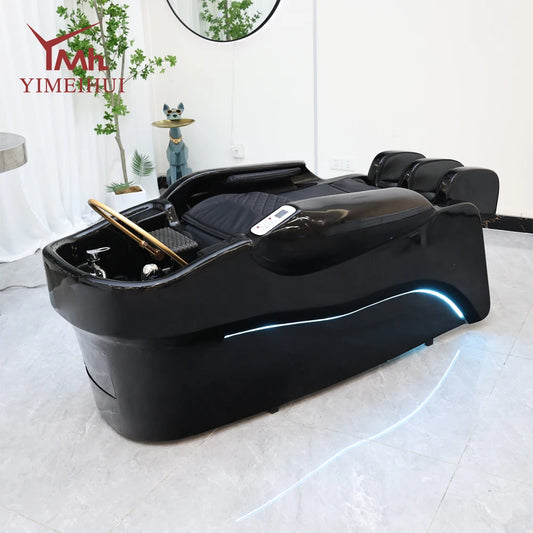Barbershop Salon Furniture Ceramic Wash Basin Head Spa