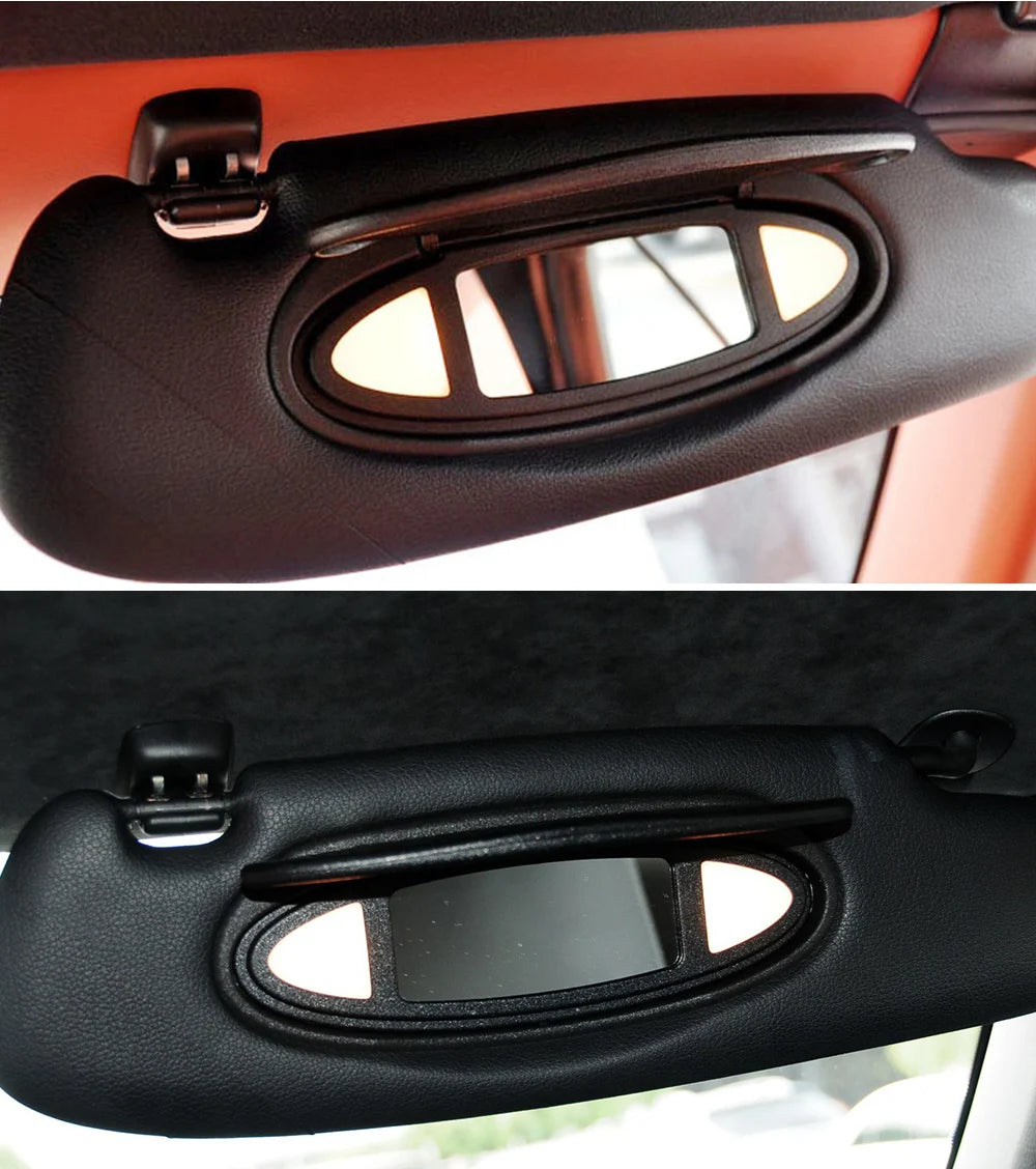 99773103115a12 Black Interior Sun Visor Makeup Mirror Replacement