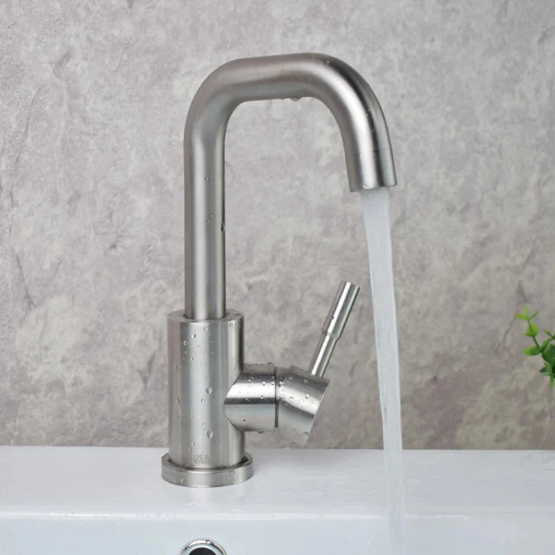 Black Nickel Bathroom Basin Faucet 304 Stainless Steel