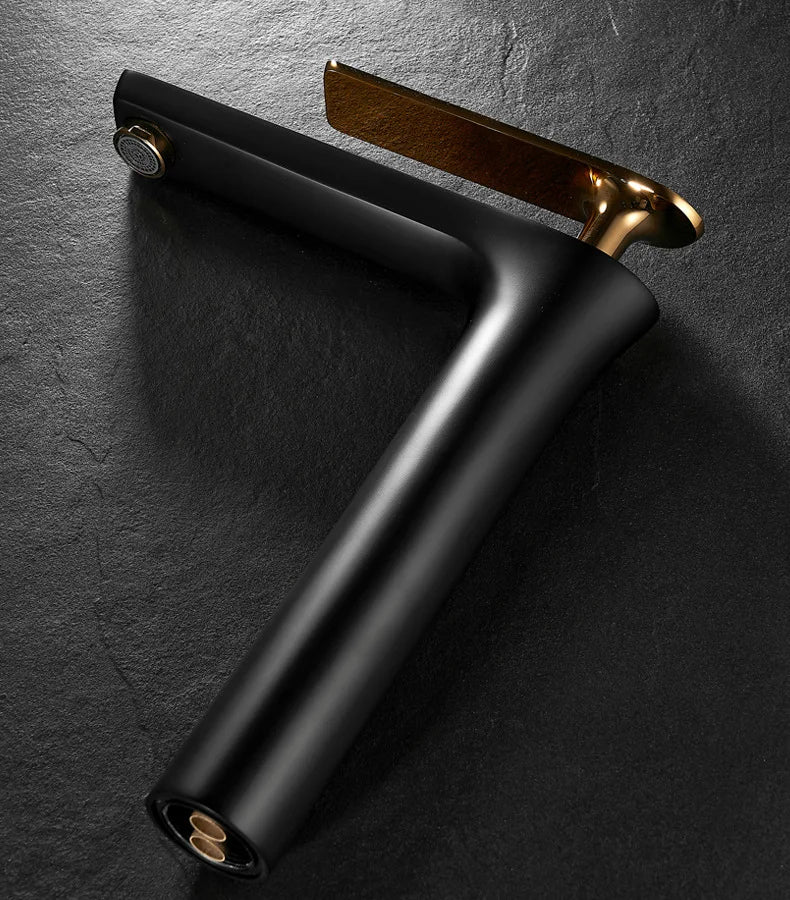 All Copper Black Gold Basin Faucet Sink Faucet
