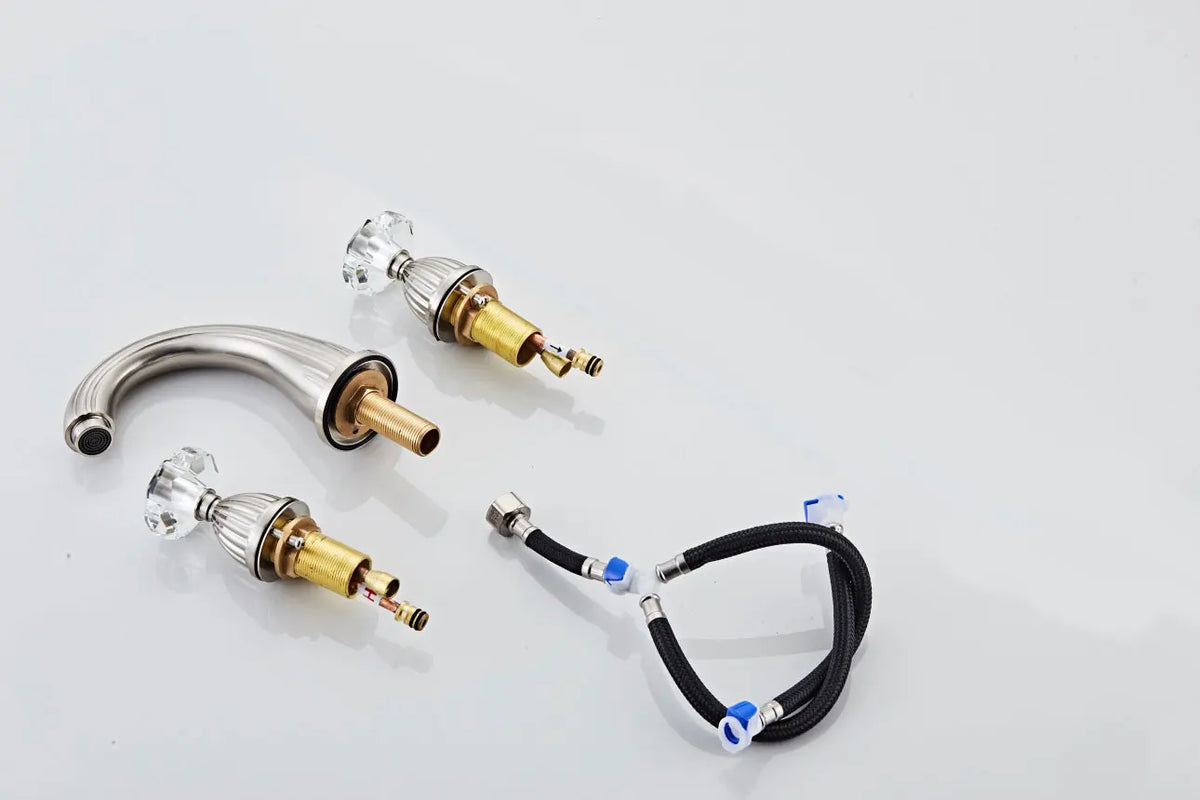 Basin Faucets Gold Brass Modern Bathroom Sink Faucet
