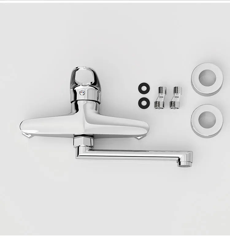 Faucet Mixers Wall Mounted Handle Mixer Tap Sink