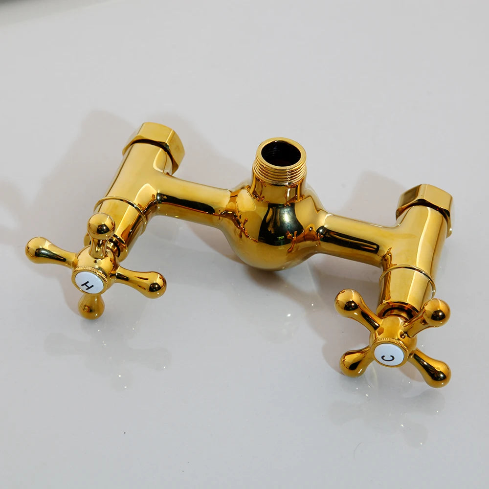 Kemaidi Luxury Golden 2-Function Bathroom Shower Exquisite High