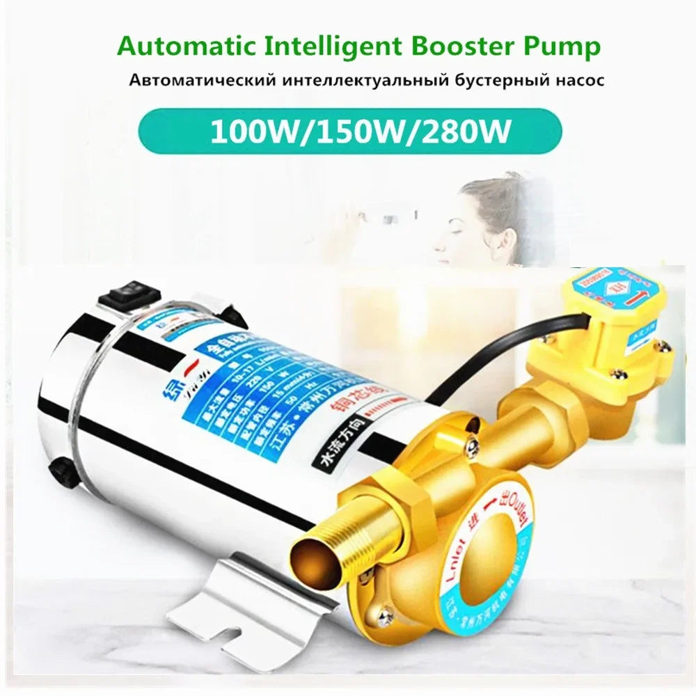 220v Booster Pump Mute Tap Water Pipeline/Heater Automatic