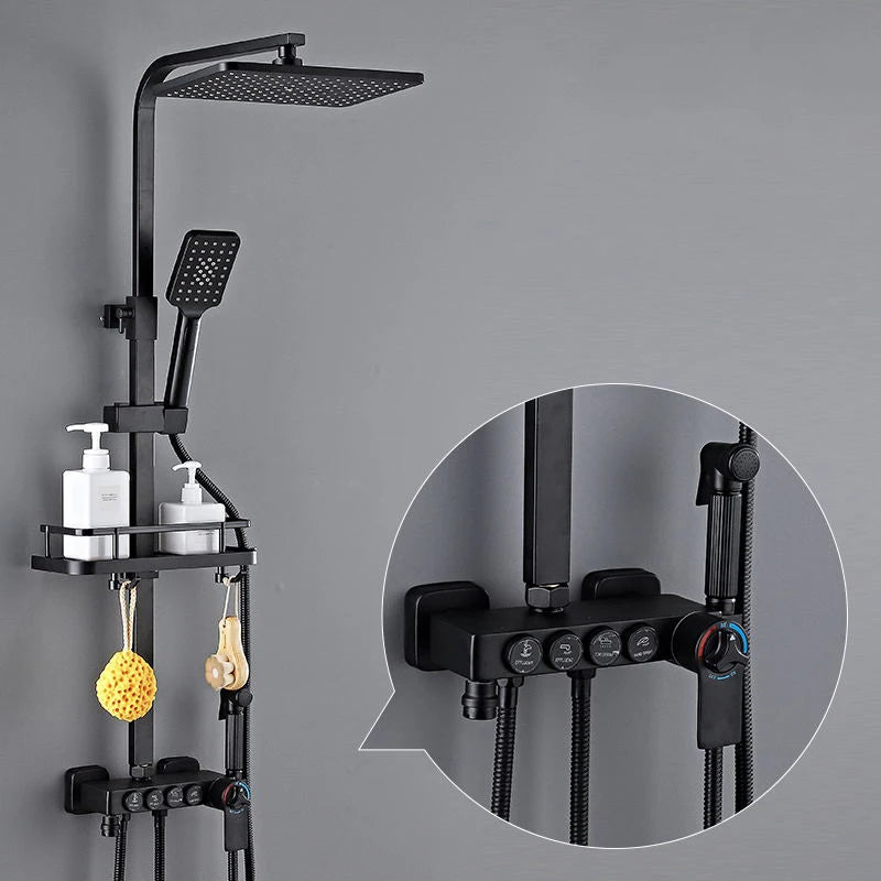 Sdsn Thermostatic Digital Bathroom Shower System Inch Rainfall