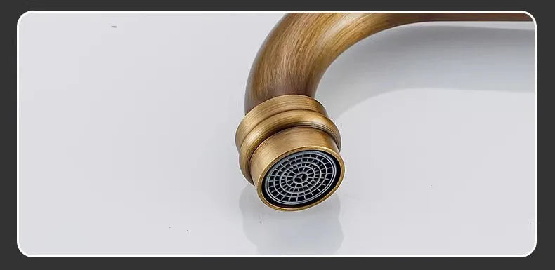Kmmoun Fixed Spout Bathroom Basin Faucet Hole Deck