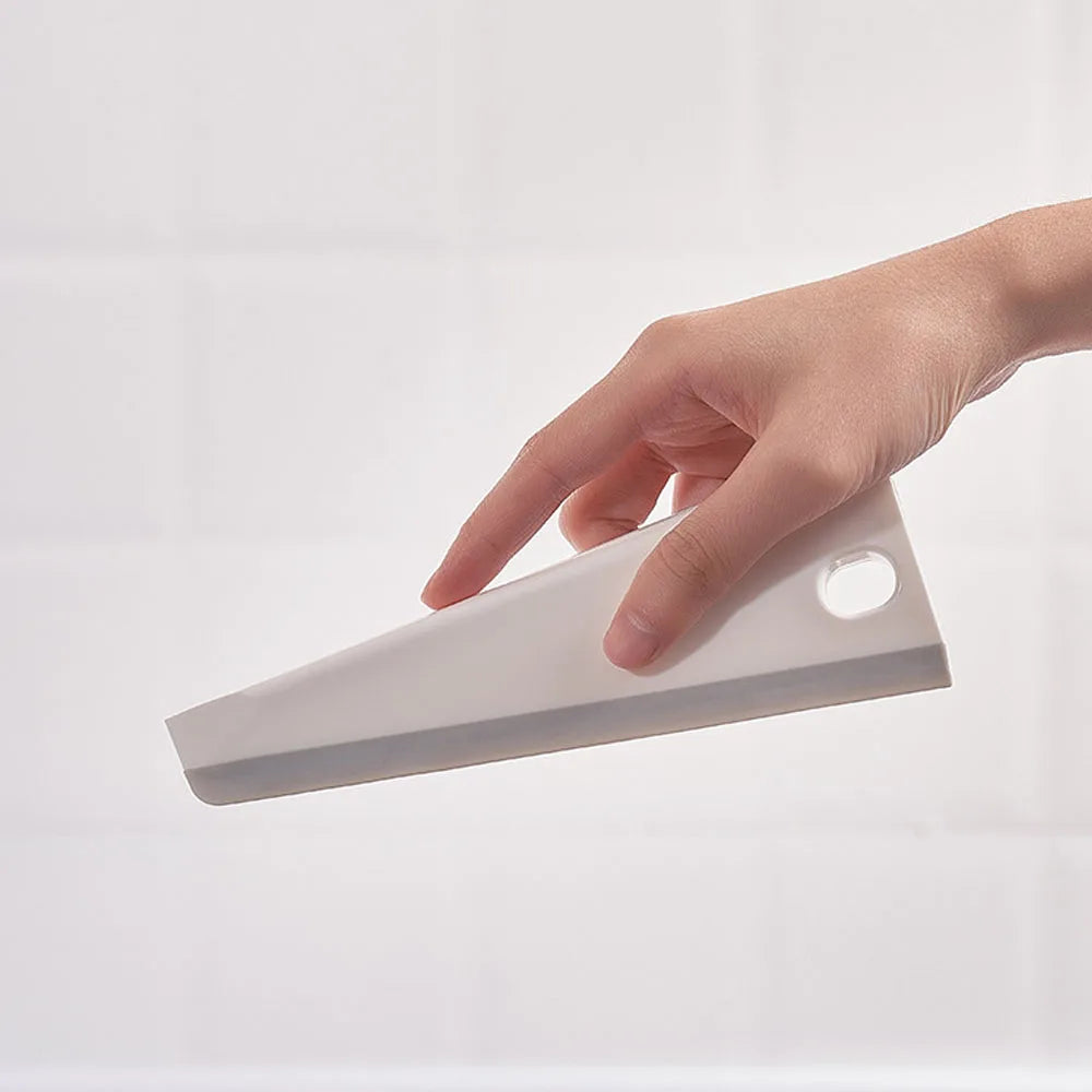 Piece/2 Squeegee Handheld Glass Wiper Bathroom Mirror Scraper
