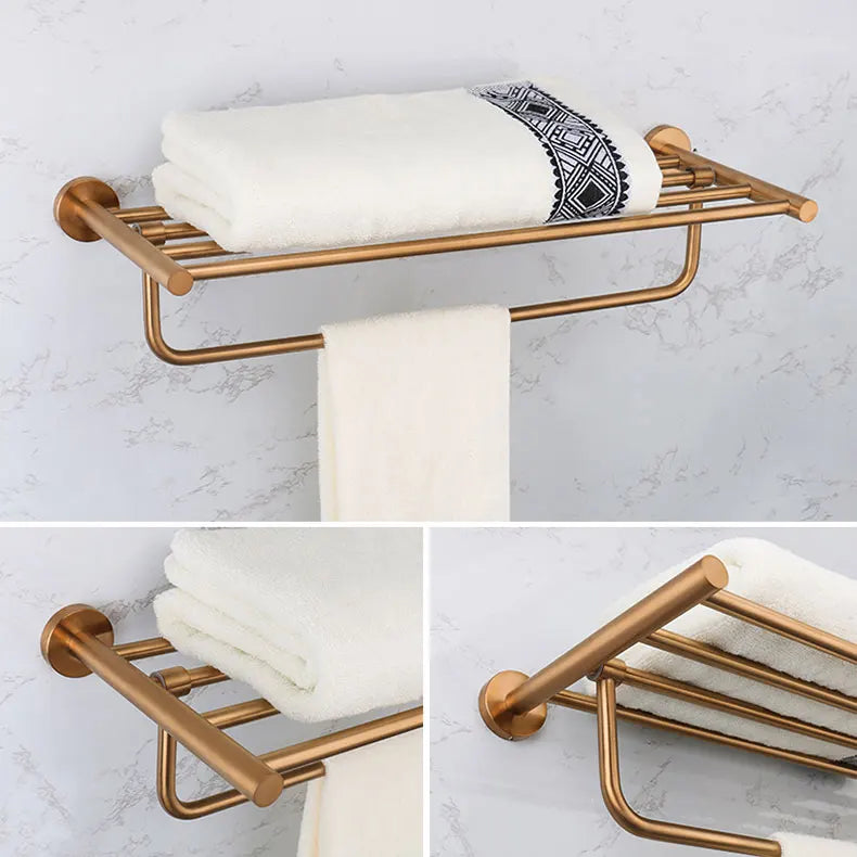 Bathroom Hardware 304 Stainless Steel Rose Gold Towel