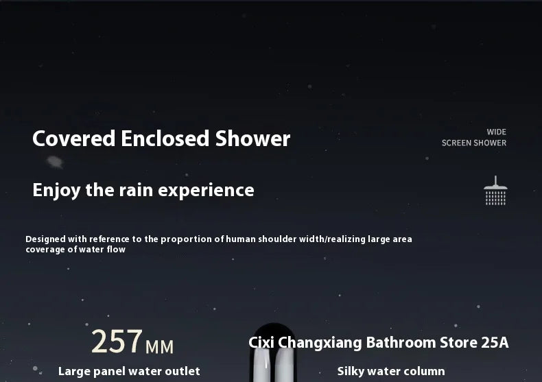 Super Pressurized Shower Top Spray Large Showerhead Bathroom