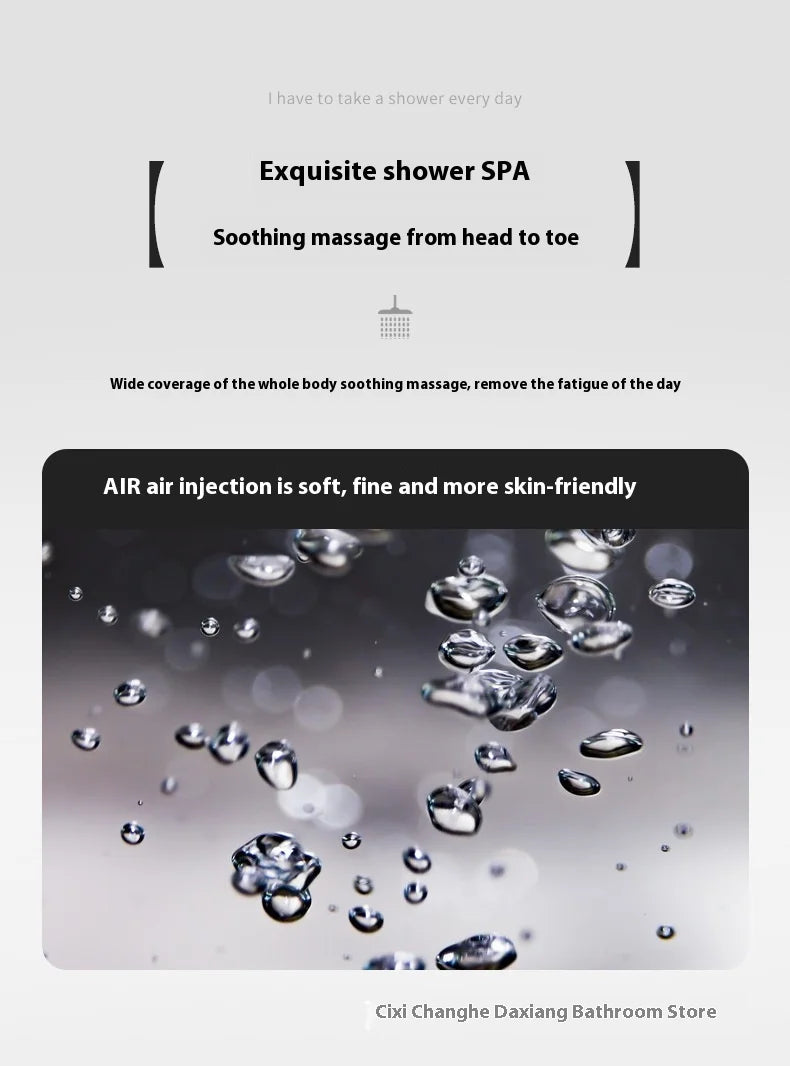 Super Pressurized Shower Top Spray Large Showerhead Bathroom