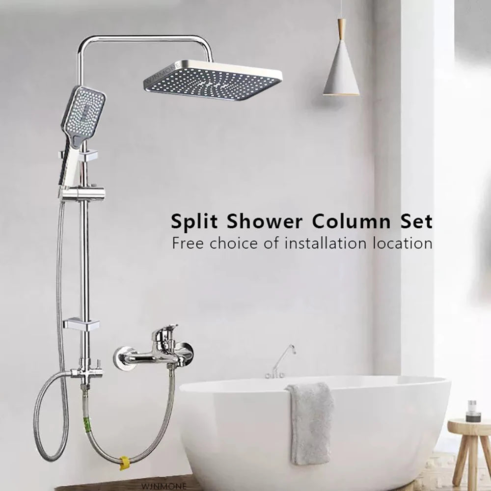 Split Shower Column Bathroom Faucet Cold Mixer Water