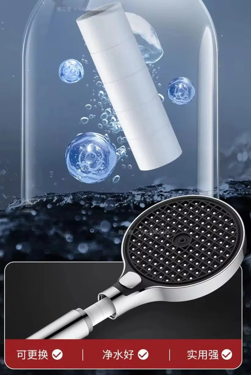 15cm Big Panel High Pressure Shower Head Filter