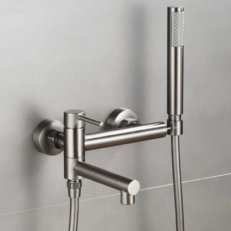 Bathroom Bathtub Shower Faucet Swivel Tub Spout Handhold
