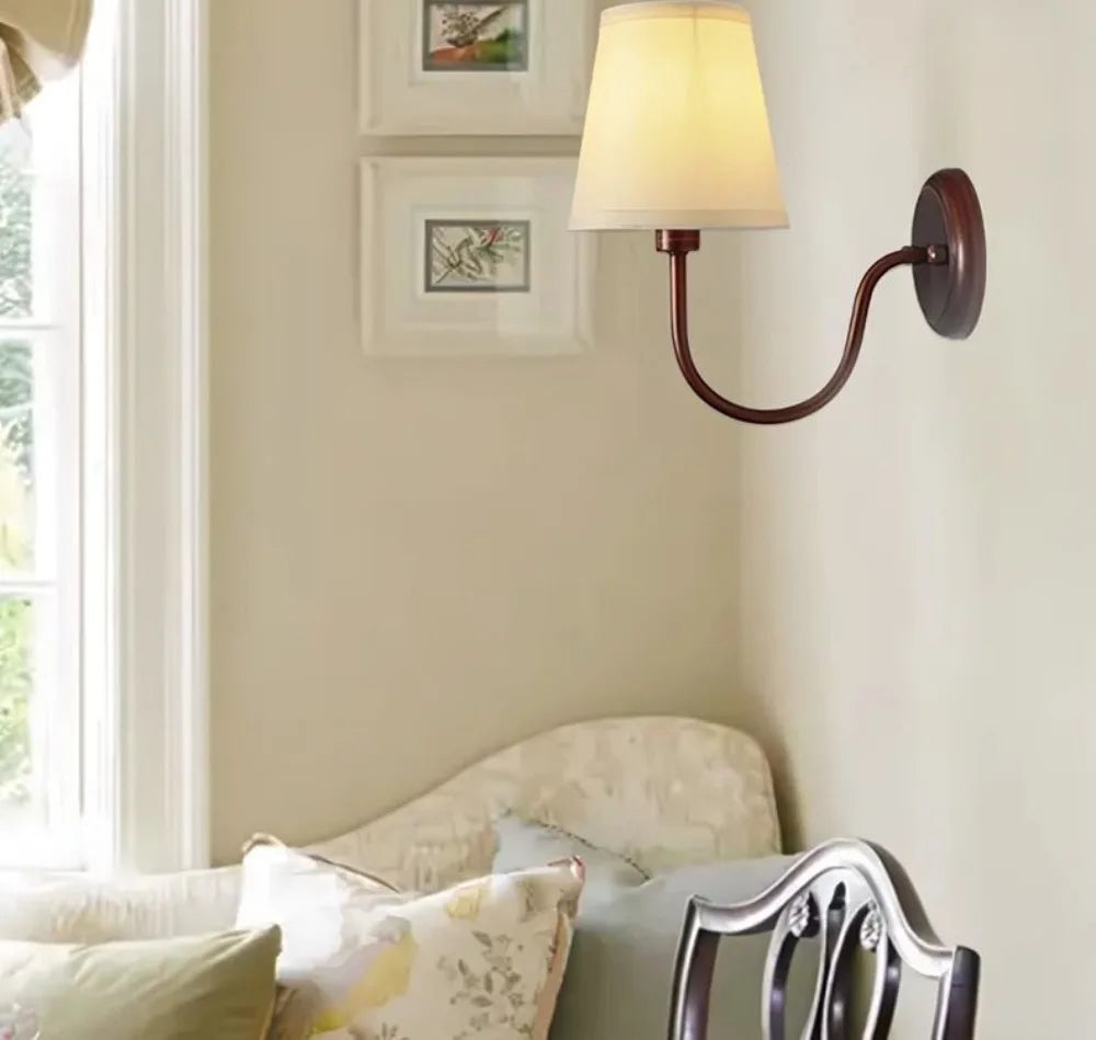 Rustic Vintage Wall Sconce French Minimalist Nordic Style
