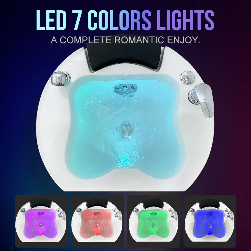 Acrylic Commercial Foot Basin Ceramic Foot Bath Basin