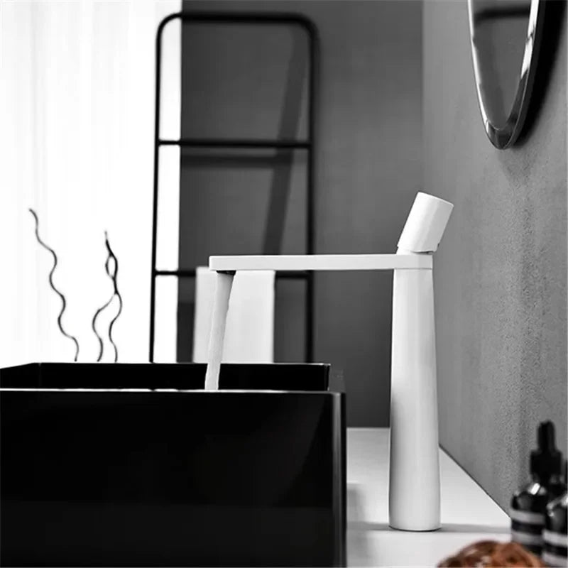 Black Bathroom Faucet Gray Basin Faucets & Cold