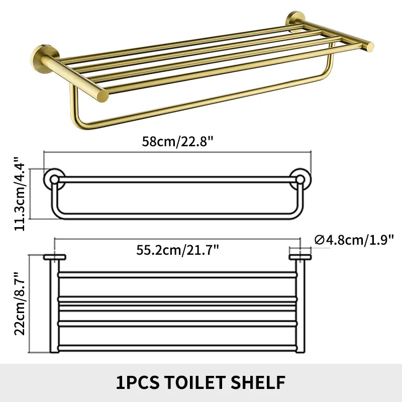 Sanluois High Quality Sus 304 Stainless Steel Bathroom
