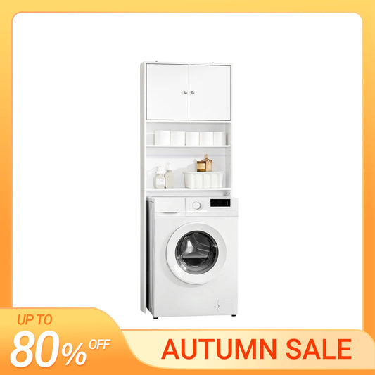 Sobuy Bzr165-W Washing Machine Wardrobe Wardrobe & Shelves