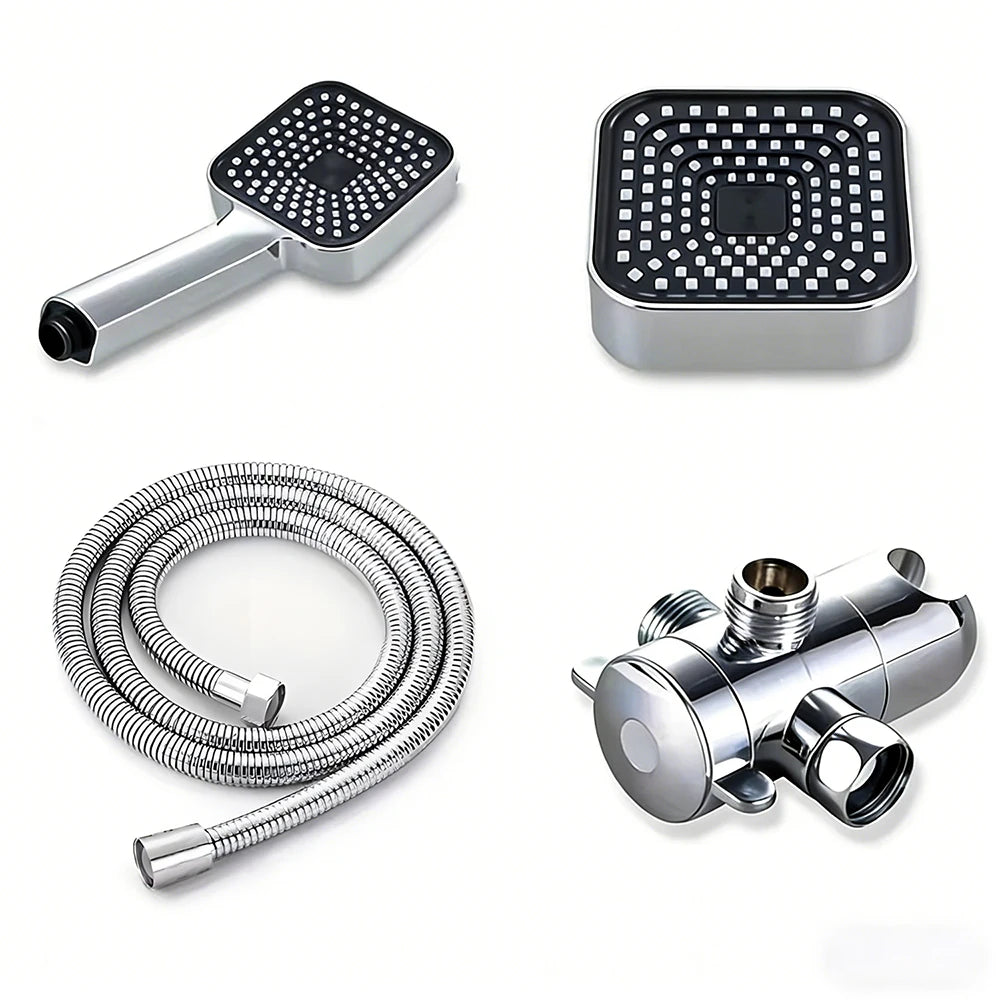 High-Flow Large Nozzle Handheld Shower Head Two-In-One Shower
