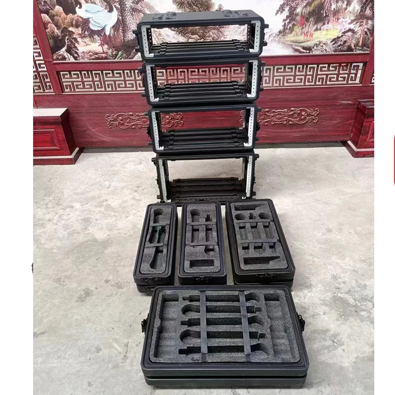 Pe Flight Case Inch Power Wireless Microphone Rack