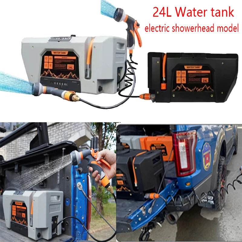 24l Electric Mounted Water Tank Large Capacity Camping