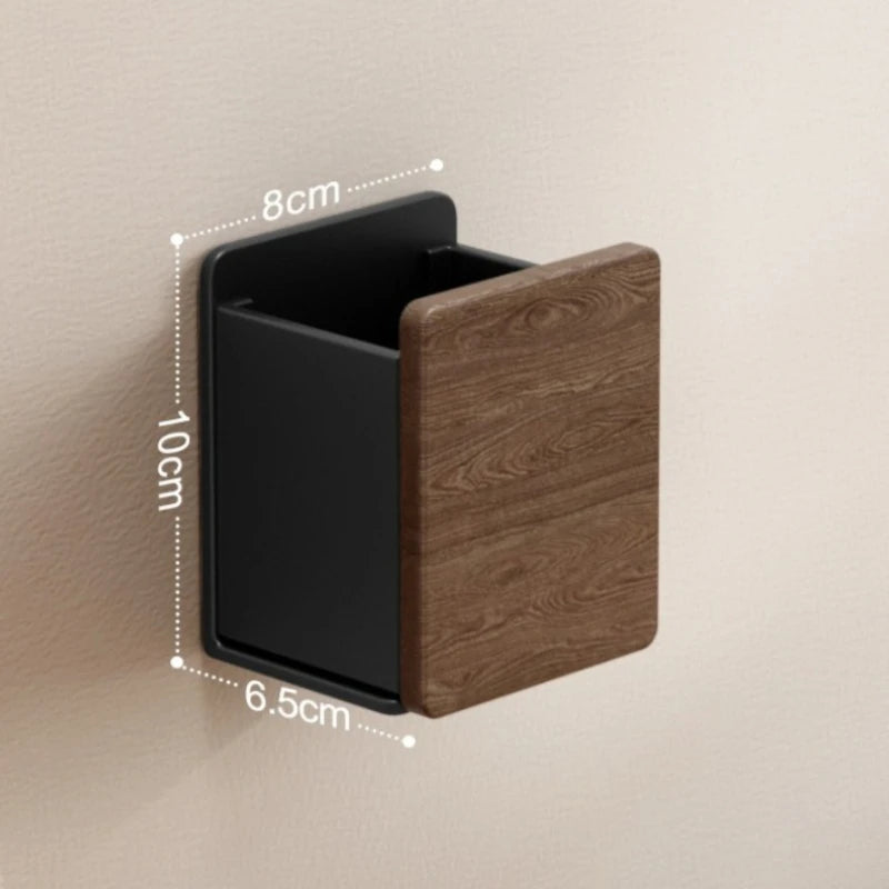 Luxury Walnut Wood Wall Mount Storage Box No