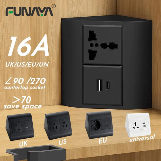 Funaya Bathroom Mirror Cabinet Corner Socket Plug Laboratory